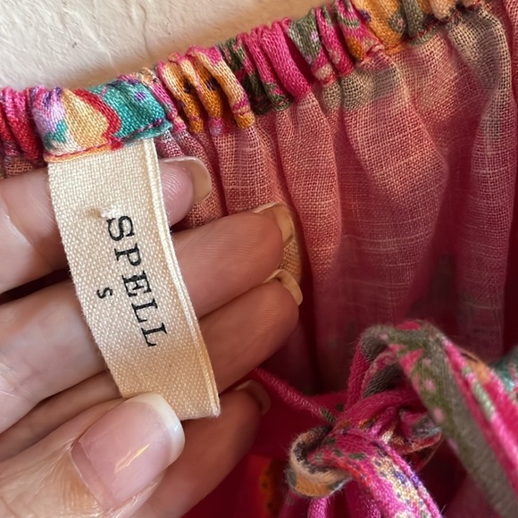 SPELL & The Gypsy Solstice Linen Midi Dress - Picture 7 of 10